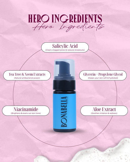 Salicylic Acid + Niacinamide Foaming Face Wash